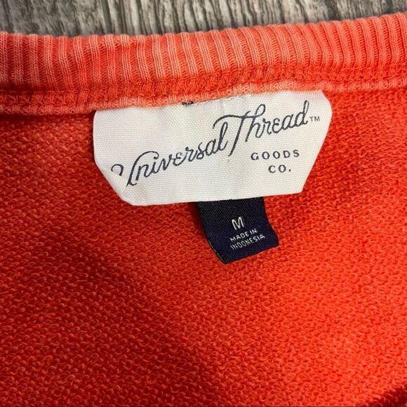 2/$30 Universal Thread Orange Distressed Sweatshirt - Picture 5 of 7